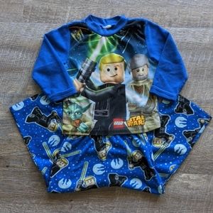 Star wars fleece pajama set size 4T